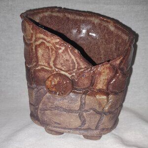 VTG Art Pottery Flower Pot by Monroe Salt Works